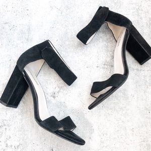 Jeffrey Campbell Lindsay Suede Ankle Strap Sandals